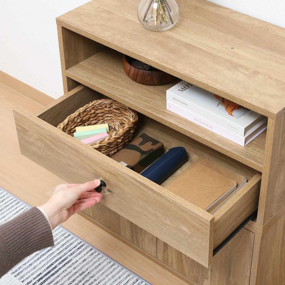 EZBO コネクトボックス 引出1杯 NA 51410 メーカー直送 ▼返品・キャンセル不可【他商品との同時購入不可】