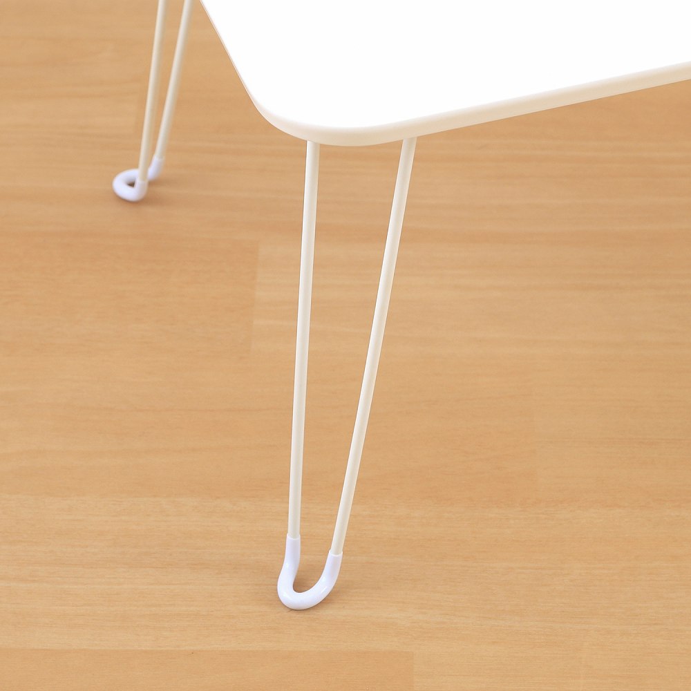 くすみカラーテーブル クレール 6040 ホワイト 85379 メーカー直送 ▼返品・キャンセル不可【他商品との同時購入不可】