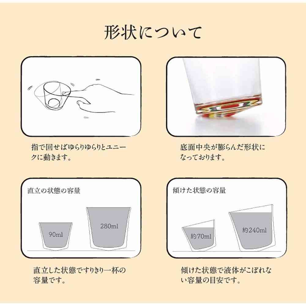 アデリア めでたmono 独楽 盃揃え 70ml×3個