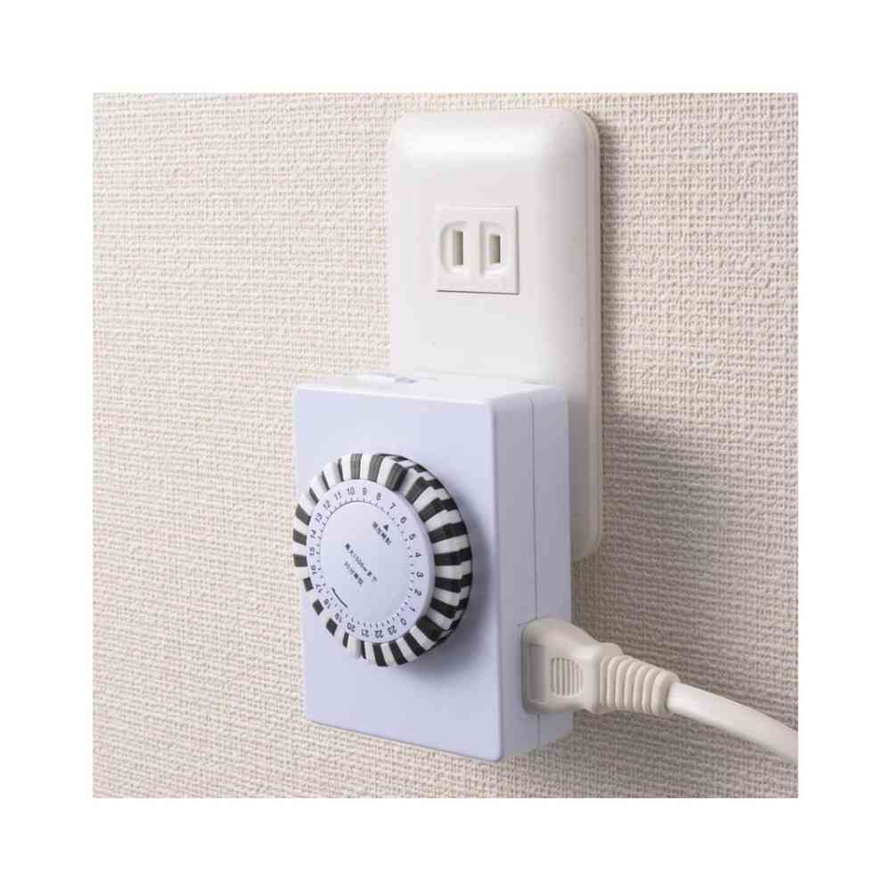 オーム電機 24時間タイマースイッチ ホワイト