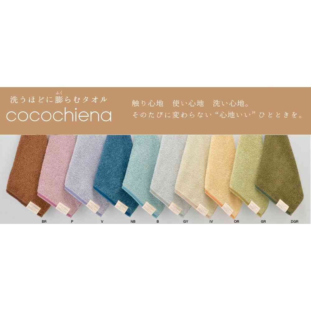 日繊商工 ココチエナ2 スリムバスタオル ブラウン 1枚(ブラウン): サン