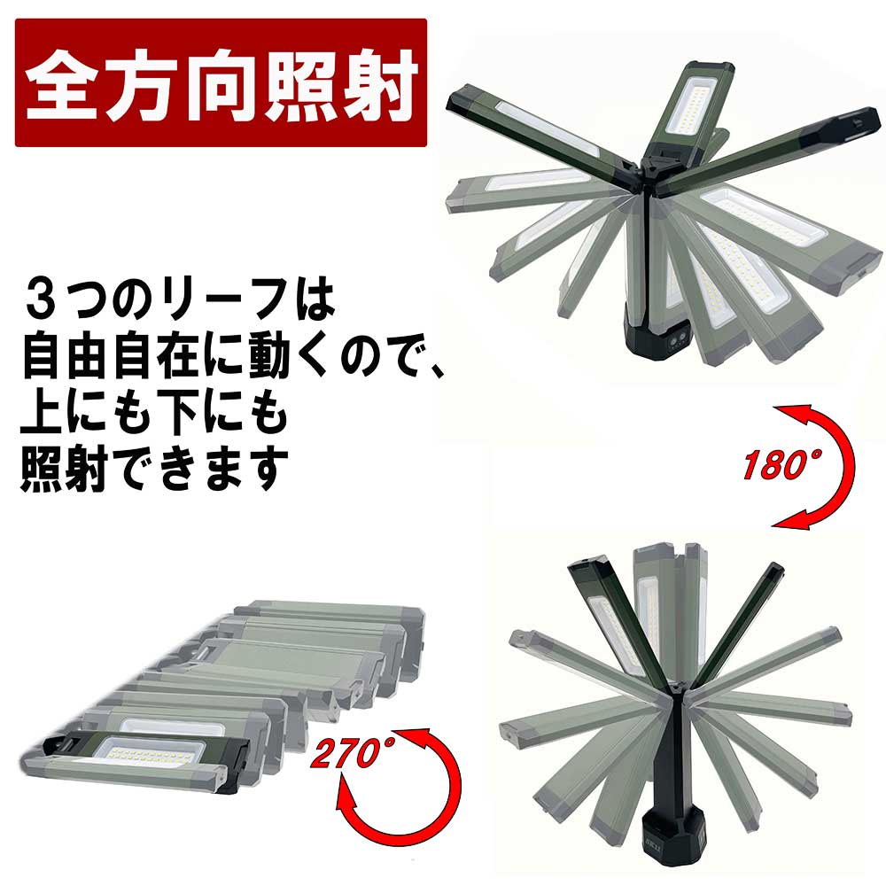 充電式リーフライト クリップ SLL-20W-CP メーカー直送 ▼返品・キャンセル不可【他商品との同時購入不可】