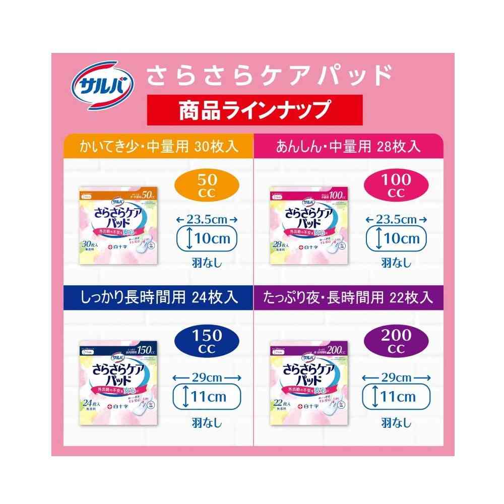 白十字 サルバ さらさら ケアパッド 50cc 30枚