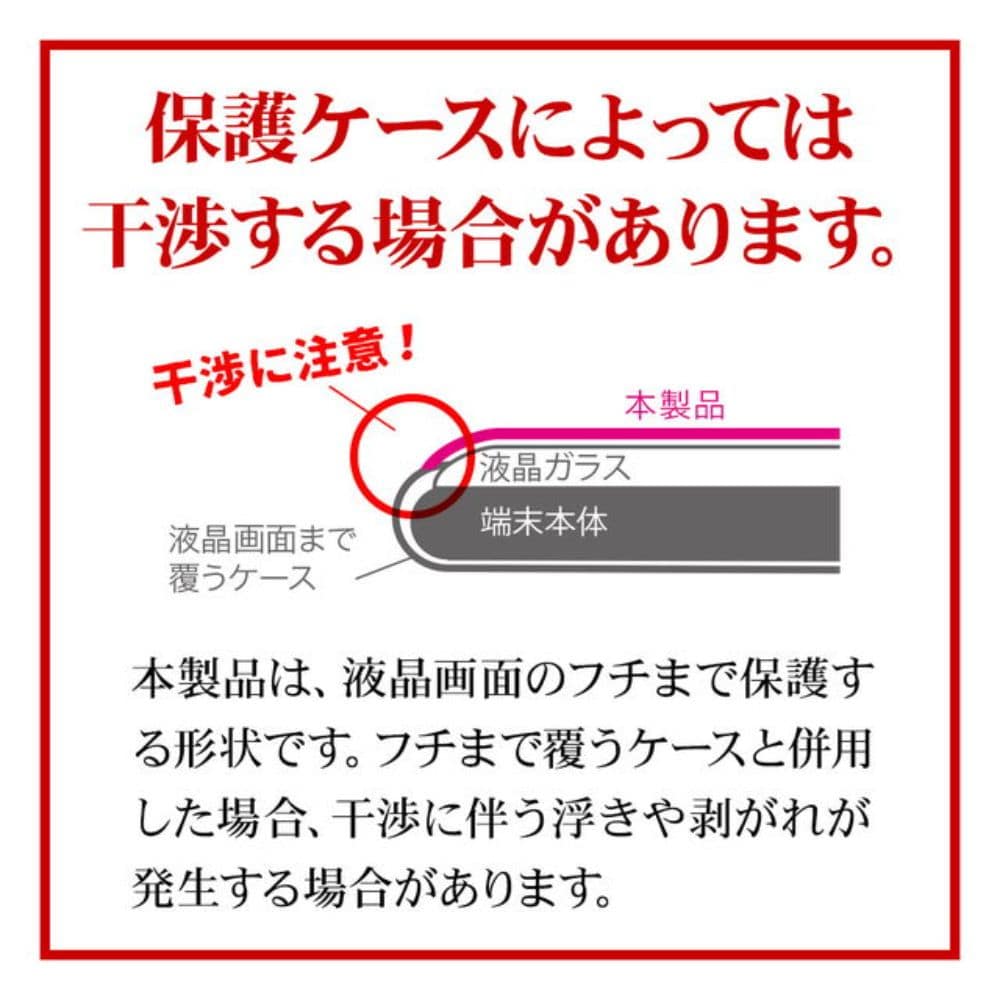 テレホンリース iPhone16/15 ガラスフィルム ブルーライトカット ブラック