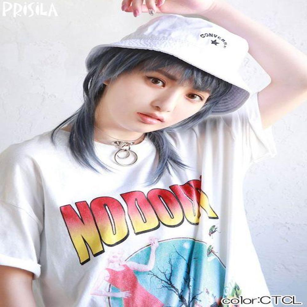 グラデーションカラーウィッグ ネオショートウルフ 耐熱 【直送品】 返品・キャンセル・他商品と同時購入は不可