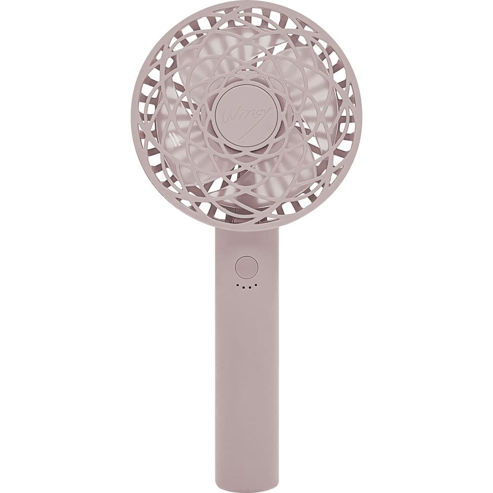 トレードワン WINSY USB充電式オートスイングファン フラワータイプ ピンク
