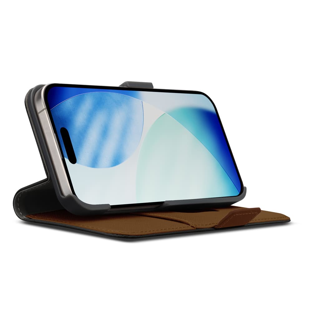 PGA iPhone Air用 フリップカバー ブラック 95g