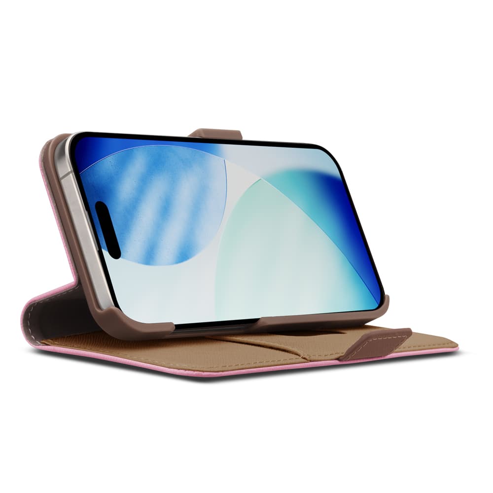 PGA iPhone 17 Pro Max用 フリップカバー ダスティピンク 100g