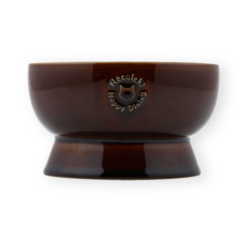 猫用 脚付ウォーターボウル 日本製 ブラウン メーカー直送▼返品・キャンセル不可【他商品との同時購入不可】