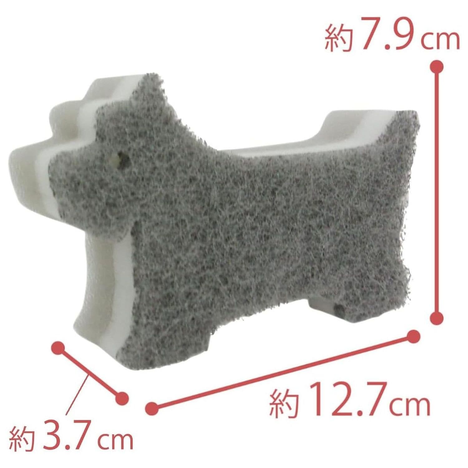 オーエ STAND UP キッチンスポンジ 50181 グレー