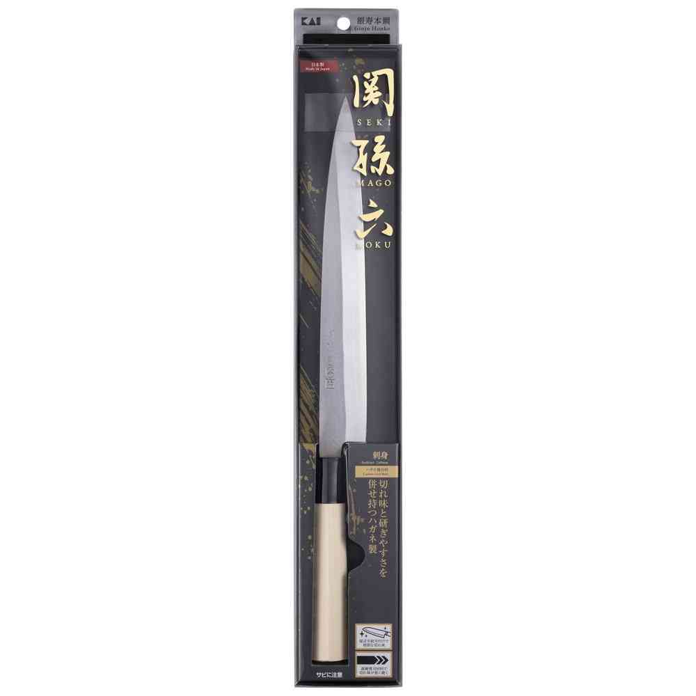 貝印 関孫六 銀寿本鋼 刺身240mm AK5209