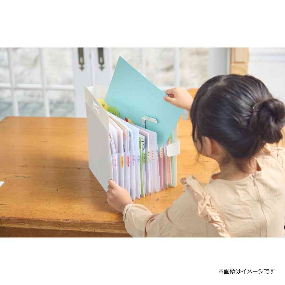 サクラクレパス こまごまファイル パステルブルー A4サイズ パステルブルー