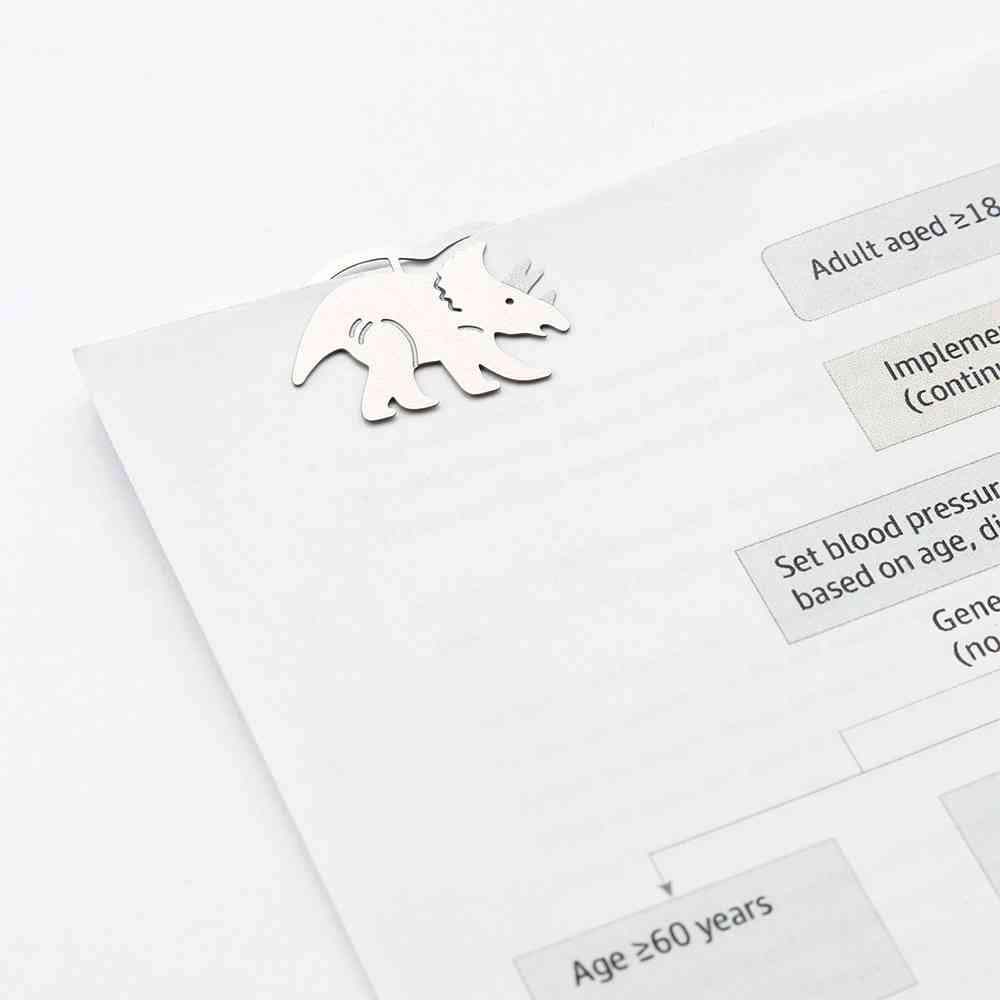 ミドリ エッチングクリップス 恐竜柄 16個入