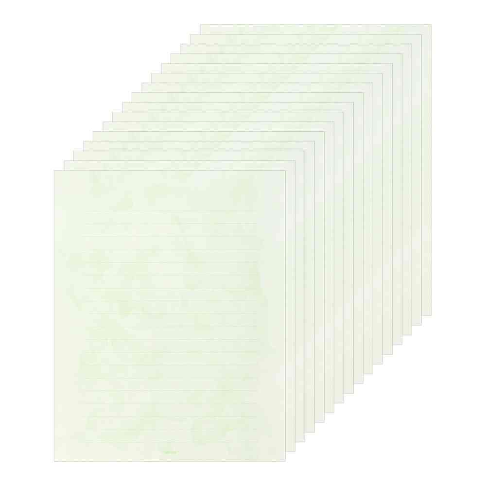 ミドリ レターセット100 森色ノキモチ 便箋/16枚入、封筒/8枚入、シール/1枚入