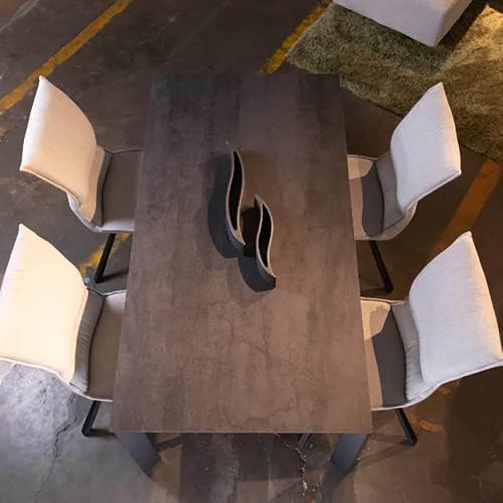 ダイニングテーブル Granada ストームグレー165 メーカー直送▼返品・キャンセル不可【他商品との同時購入不可】