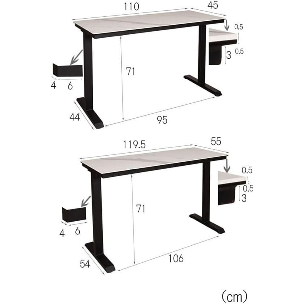 機能性デスク Rosen セラミック120 パールホワイト メーカー直送▼返品・キャンセル不可【他商品との同時購入不可】