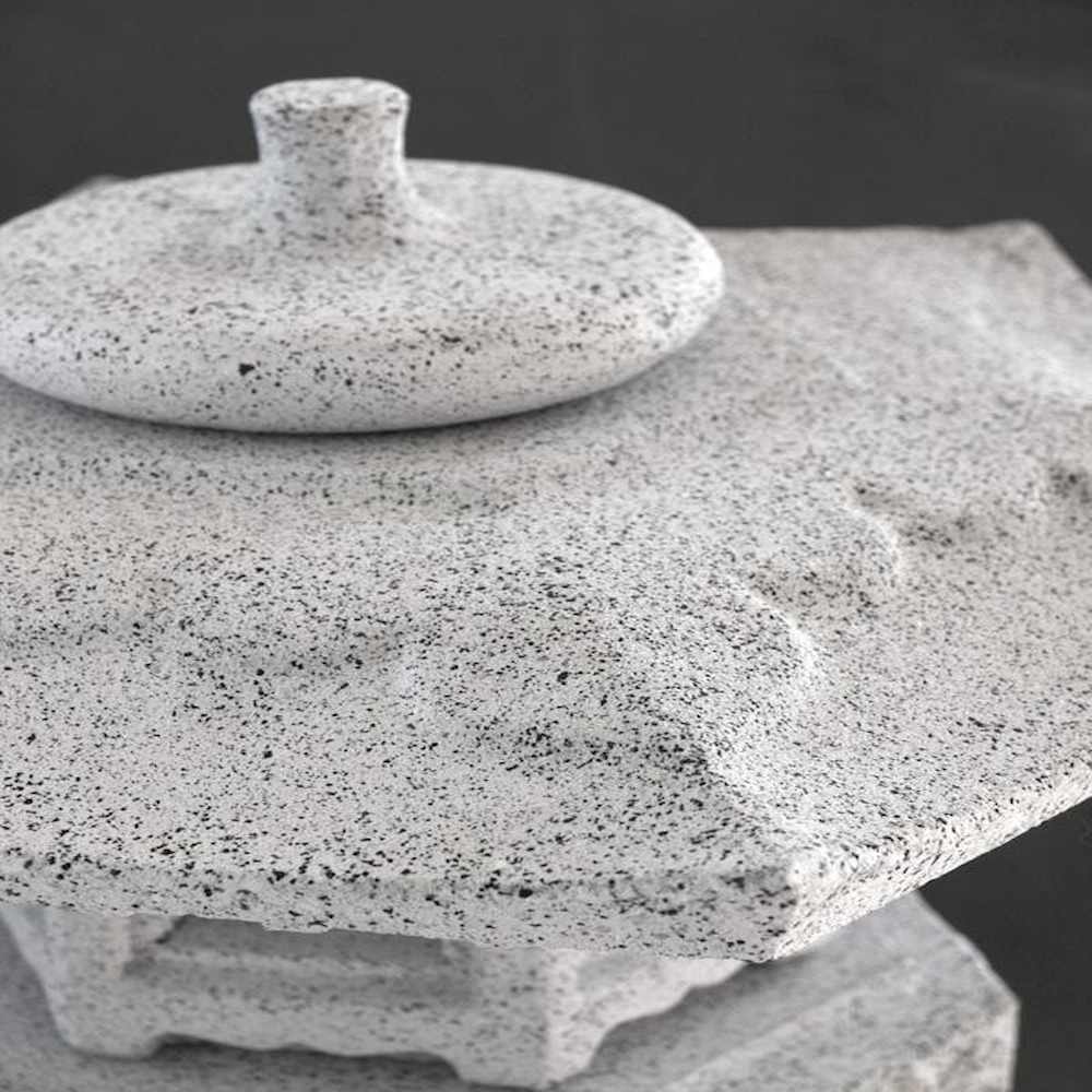 御影調 角雪見灯籠 1尺5寸 1316012 メーカー直送 ▼返品・キャンセル不可【他商品との同時購入不可】