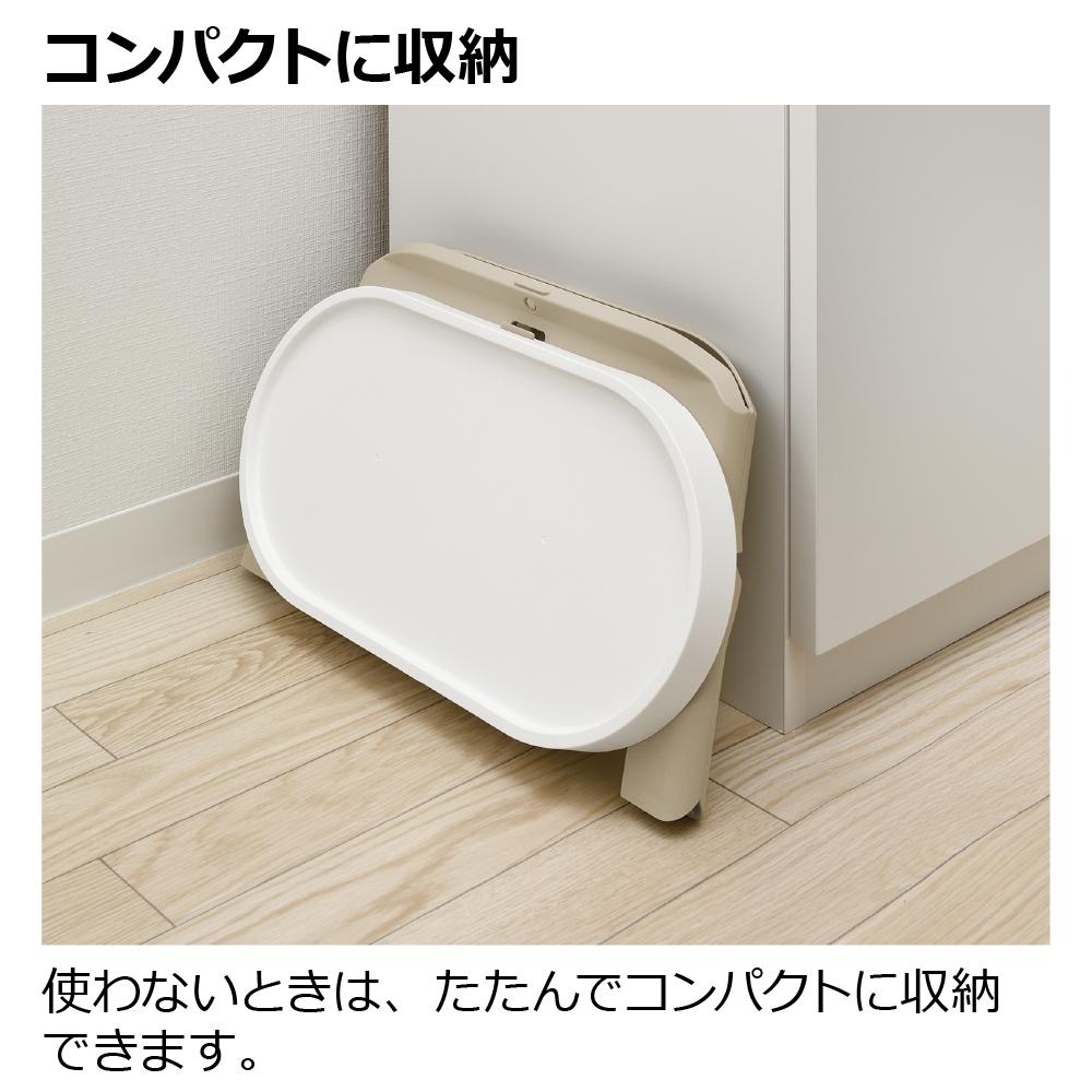 たためるペットテーブル ダブル ベージュ メーカー直送▼返品・キャンセル不可【他商品との同時購入不可】