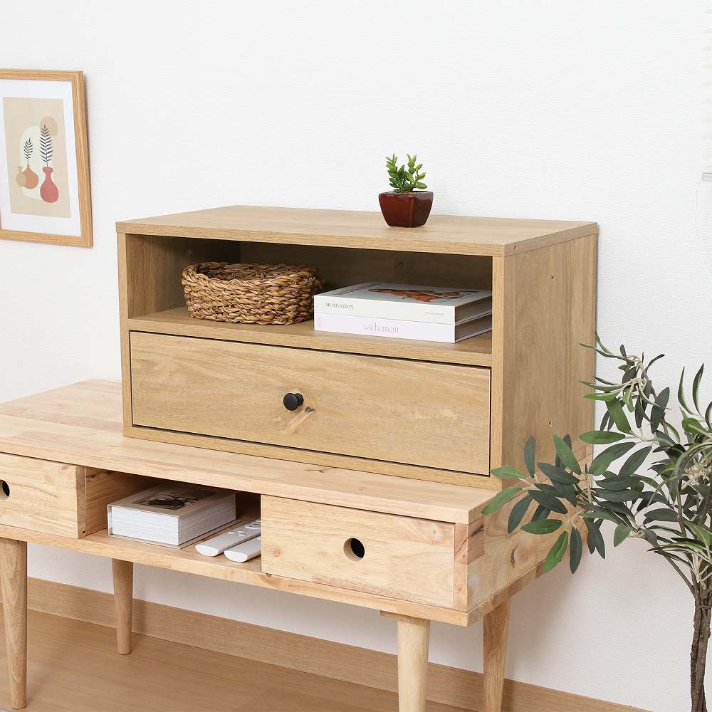 EZBO コネクトボックス 引出1杯 NA 51410 メーカー直送 ▼返品・キャンセル不可【他商品との同時購入不可】