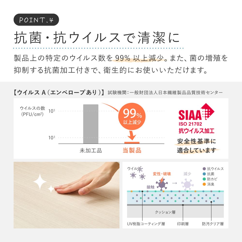 ペット対応 クッションフロア オーク 90×250 メーカー直送 ▼返品・キャンセル不可【他商品との同時購入】