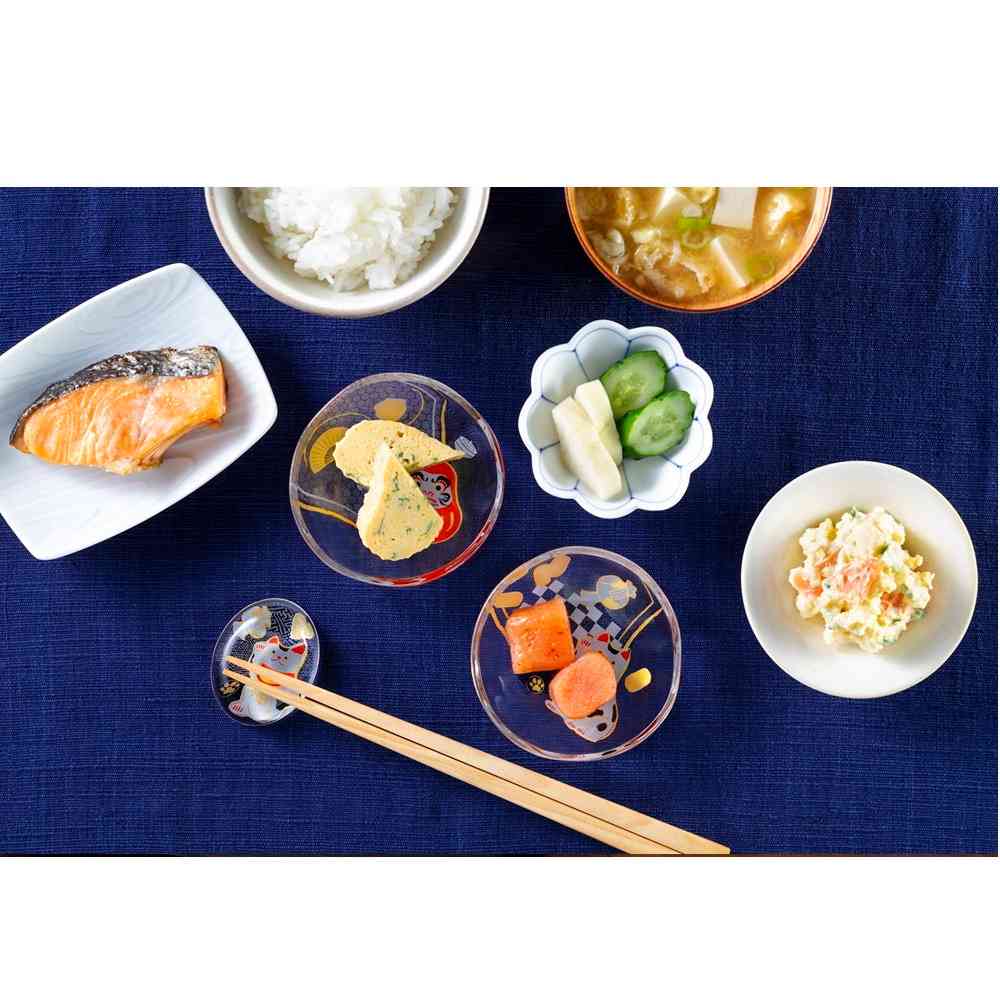 アデリア めでたmono 豆皿 招き猫