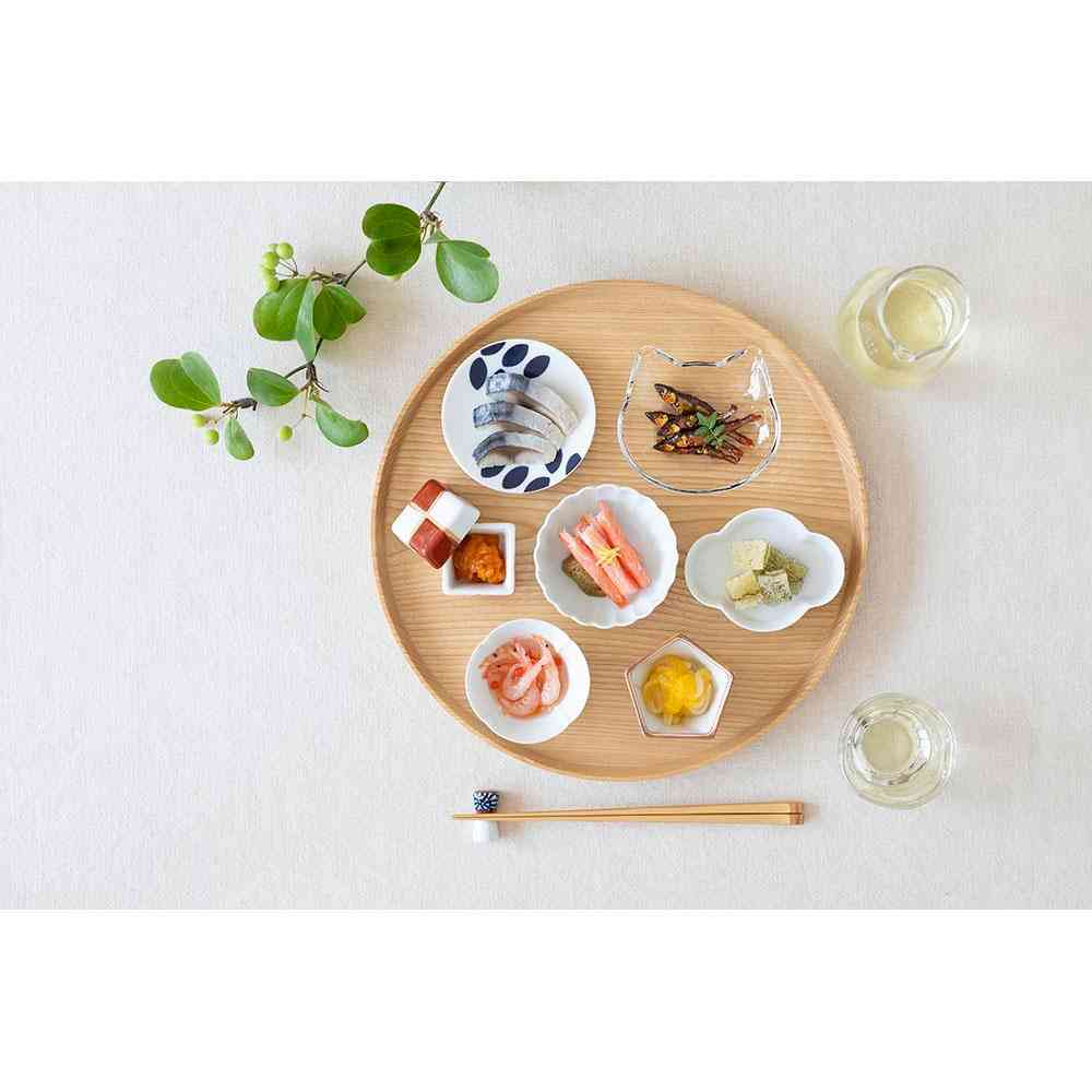 アデリア 豆皿 猫 1個