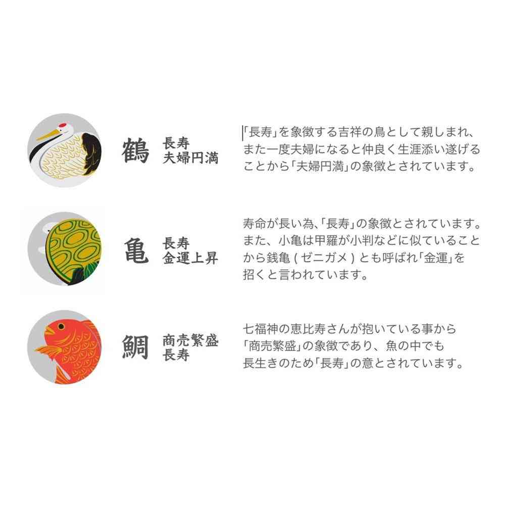 アデリア めでたmono 福寿 豆皿 鶴亀鯛セット 豆皿×3枚