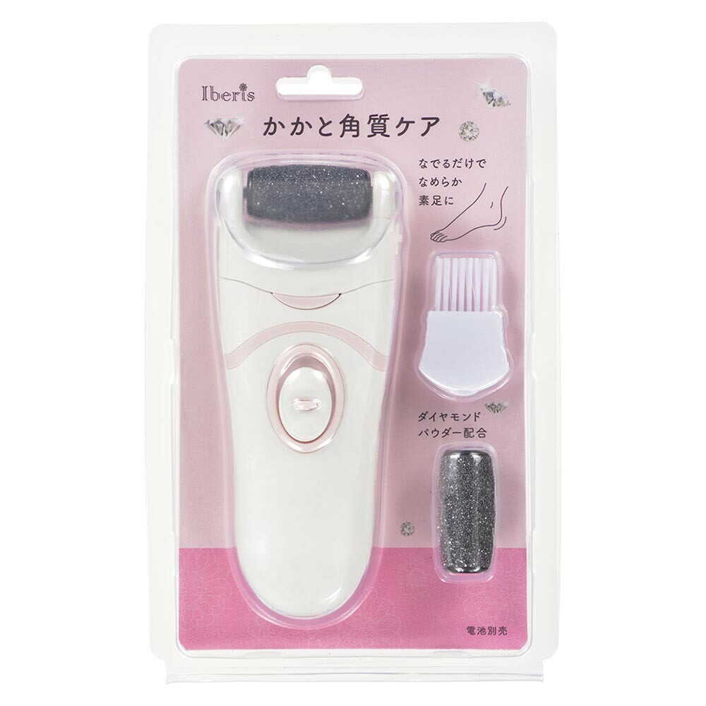 オーム電機 かかと角質ケア ホワイト