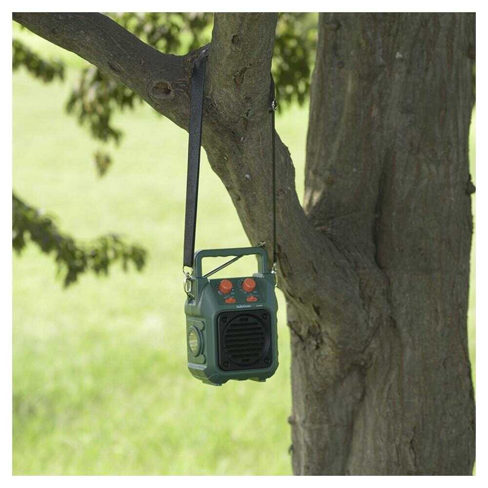 オーム電機 山策ラジオ 1台 グリーン