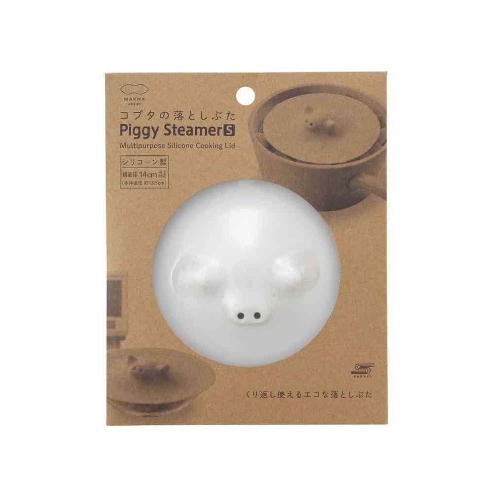 マーナ コブタの落としぶた13.5cm ホワイト K091 ホワイト