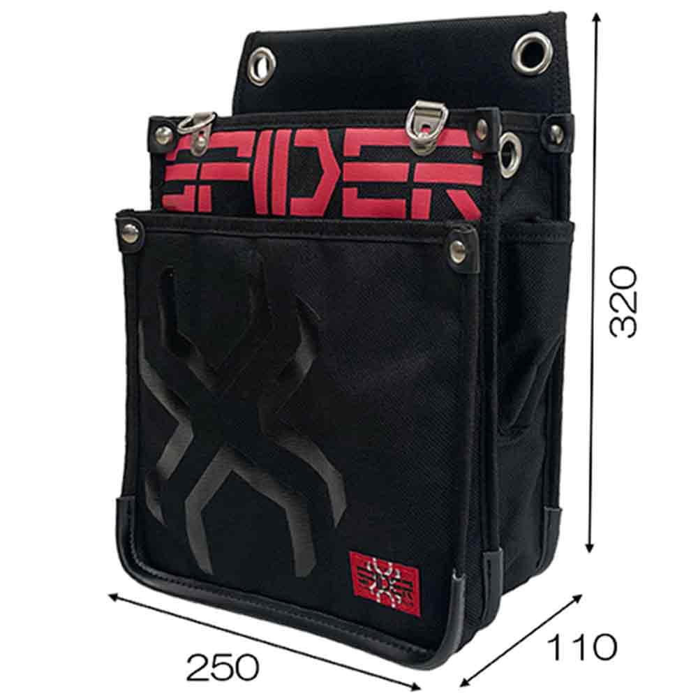 鳶用腰袋Lインナーポケット付 SPD-JY04-A 【直送品】 返品・キャンセル・他商品と同時購入は不可