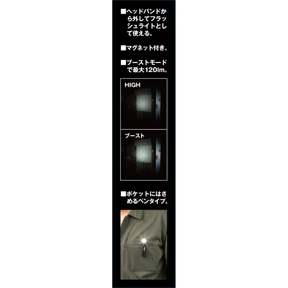 乾電池式LEDヘッドライト SLH-008 メーカー直送 ▼返品・キャンセル不可【他商品との同時購入不可】
