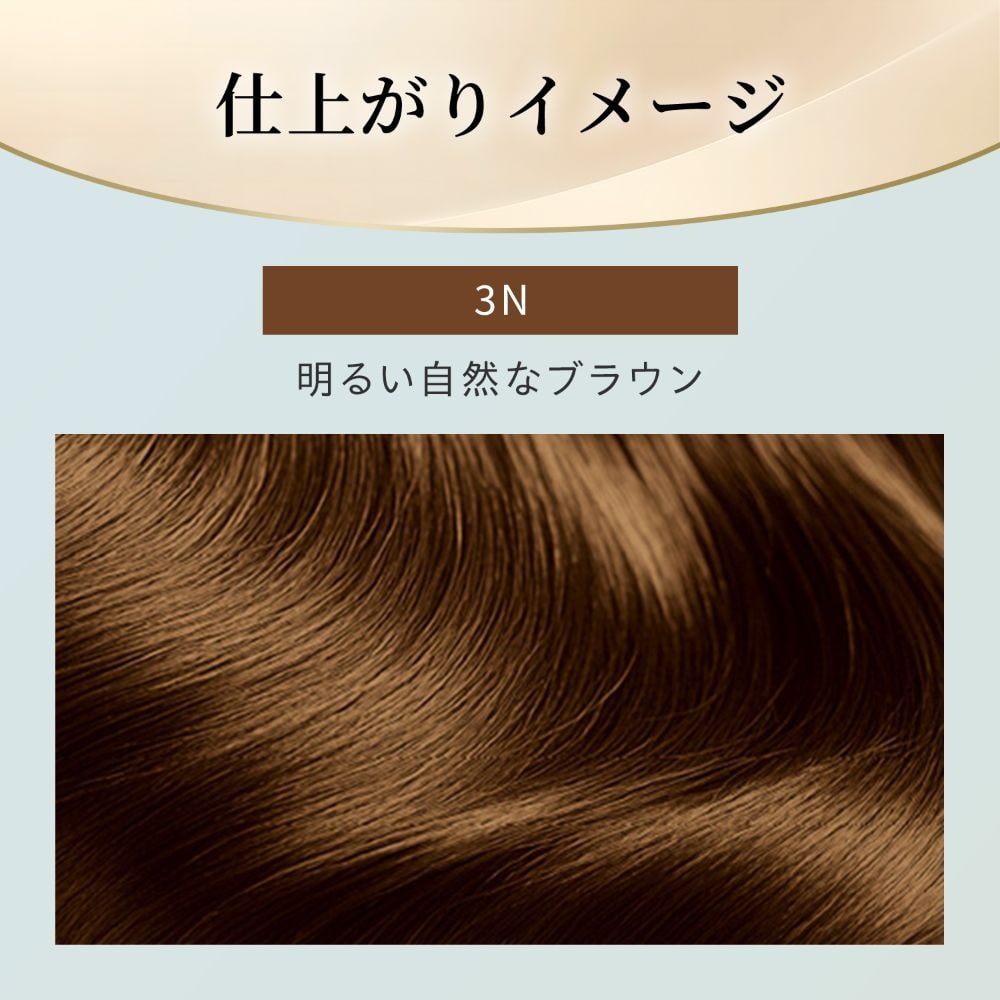 【医薬部外品】ホーユー ビゲン リピカラー 3N 明るい自然なブラウン1剤 40g + 2剤 40g