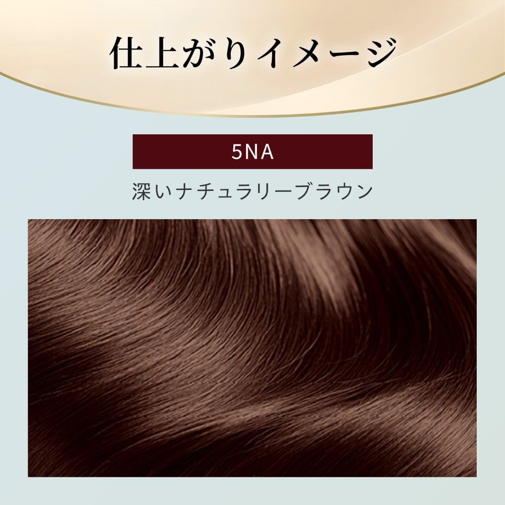 【医薬部外品】ホーユー ビゲン リピカラー 5NA 深いナチュラリーブラウン1剤 40g + 2剤 40g