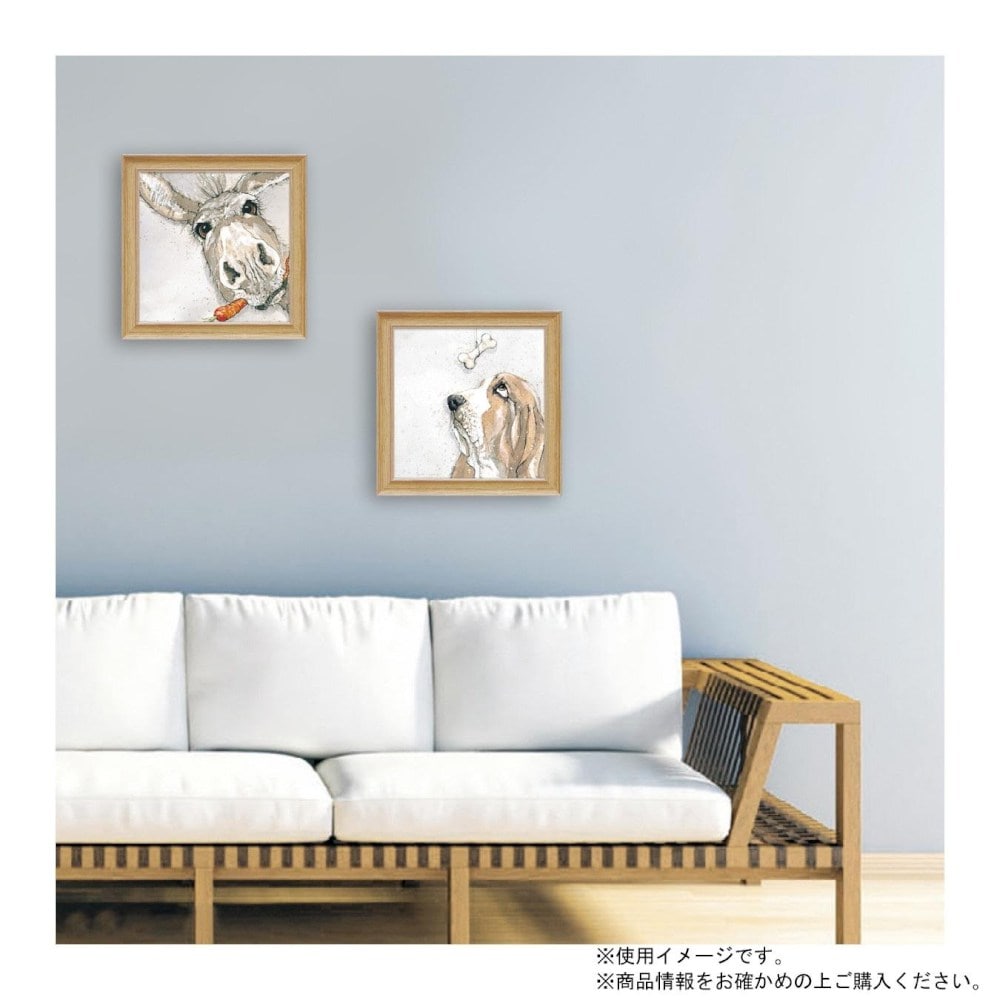 アートパネル ベヴ デイビス 「クランチー ドンキー」 【直送品】 返品・キャンセル・他商品と同時購入は不可