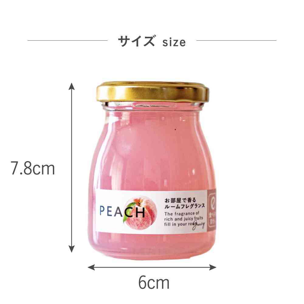 藤栄 まるごとフルーツ フレグランスジェル ピーチ MF-004