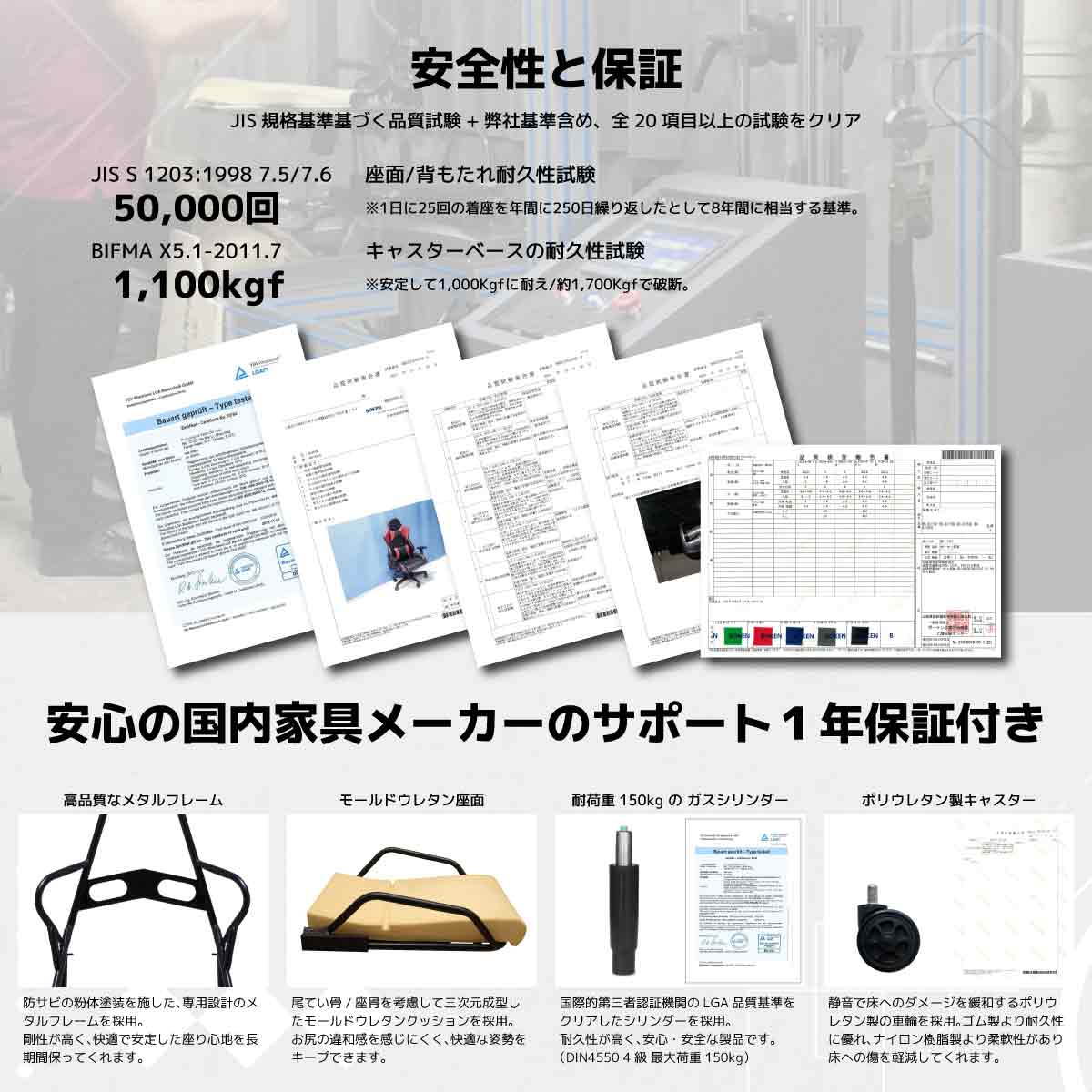 ローザEVO ゲーミングチェア ブラック メーカー直送 ▼返品・キャンセル不可【他商品との同時購入不可】