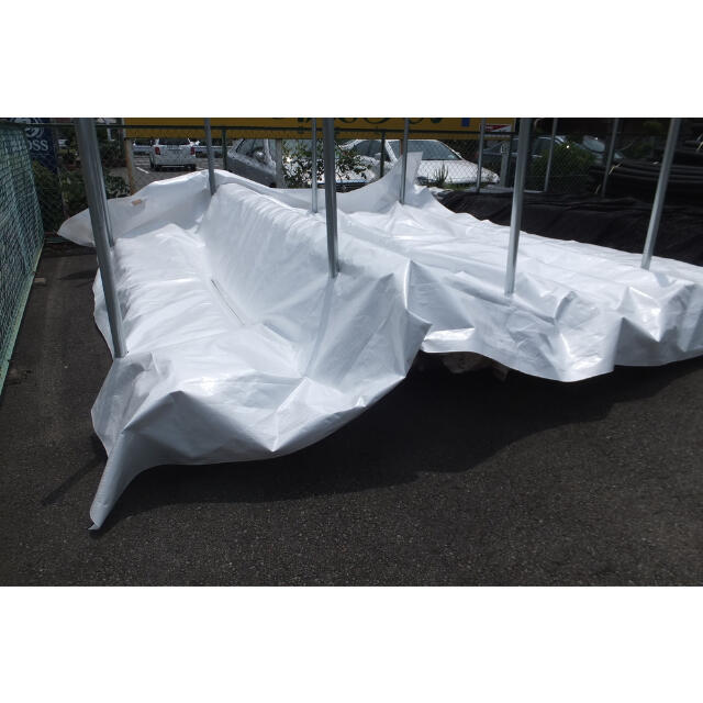 TRUSCO 遮熱UVシート 5年耐候 2.7×3.6m 【直送品】 返品・キャンセル・他商品と同時購入は不可