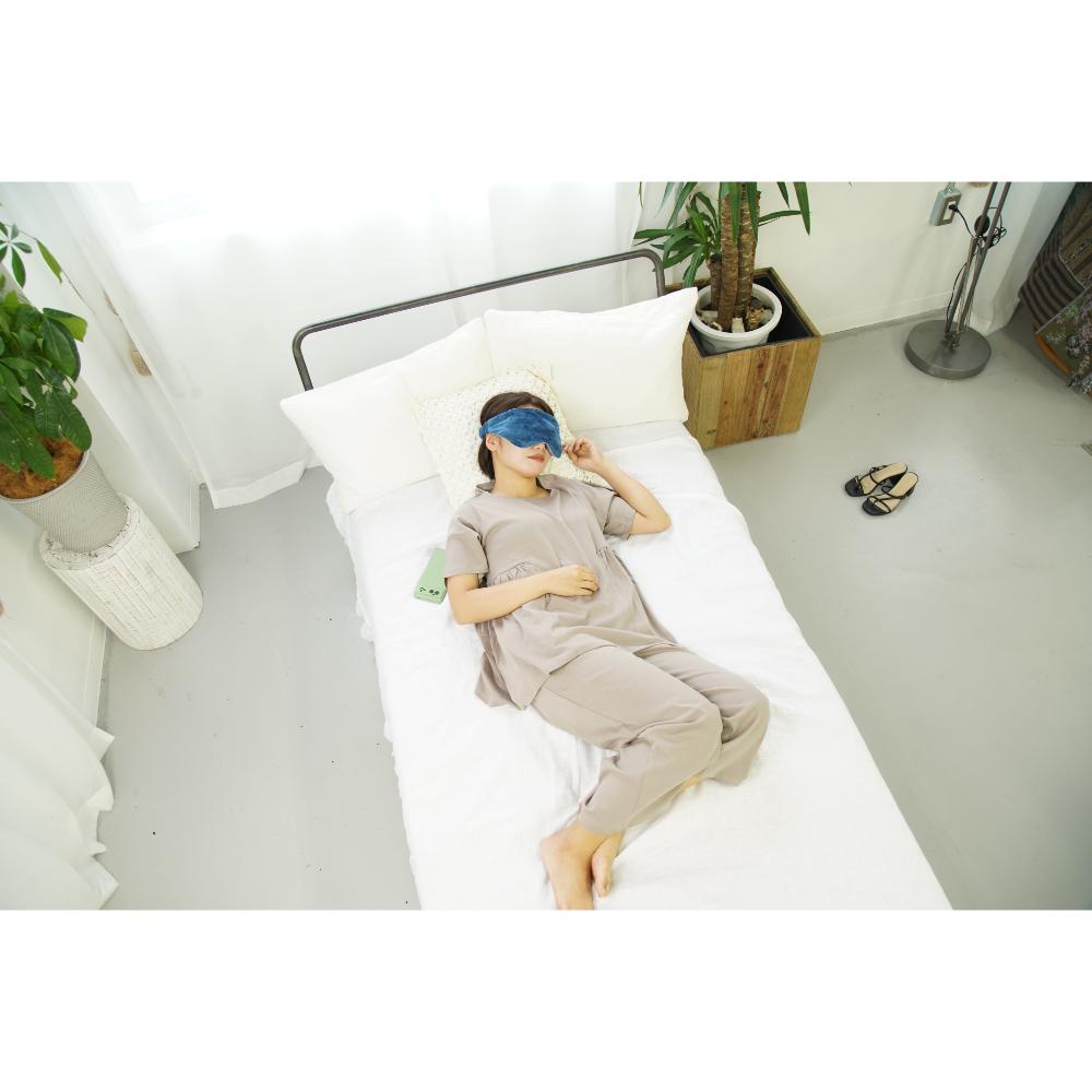 HIRUNEGAO 加重アイマスク オフホワイト メーカー直送 ▼返品・キャンセル不可【他商品との同時購入不可】