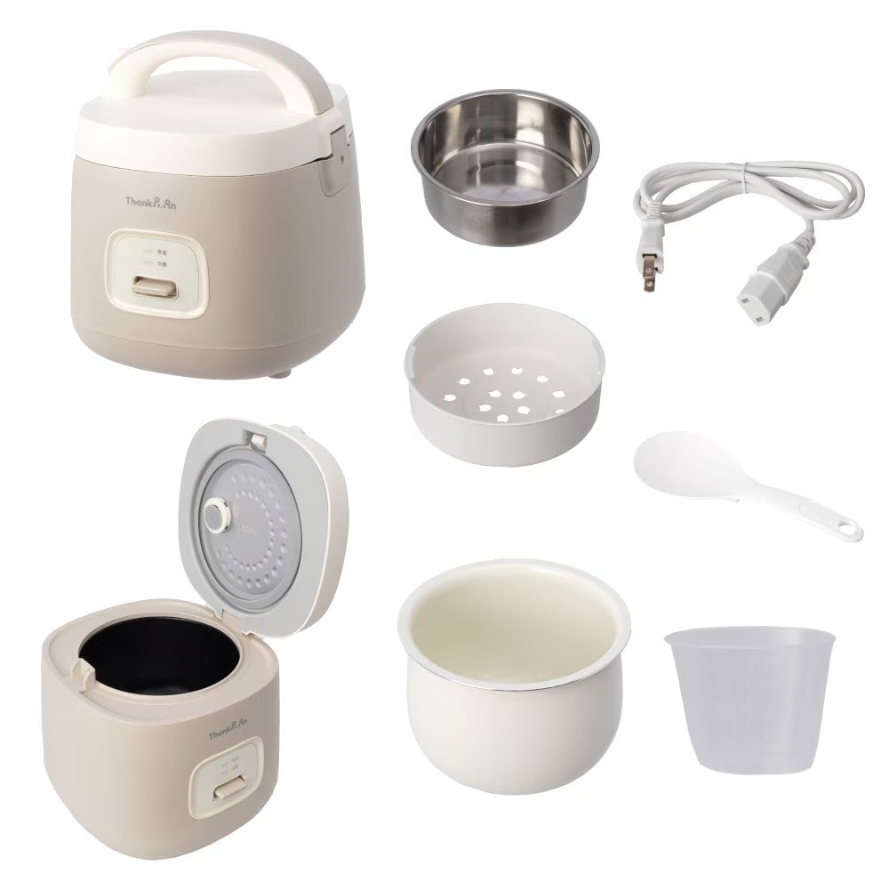 簡単操作炊飯器「ノラノラ」グレージュ KGDF25HJU メーカー直送▼返品・キャンセル不可【他商品との同時購入不可】