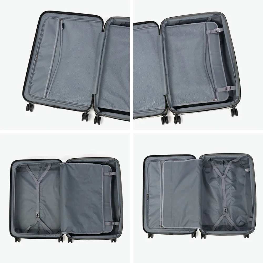 キャリーケースL sfrs-2402-L-CGY メーカー直送 ▼返品・キャンセル不可【他商品との同時購入不可】