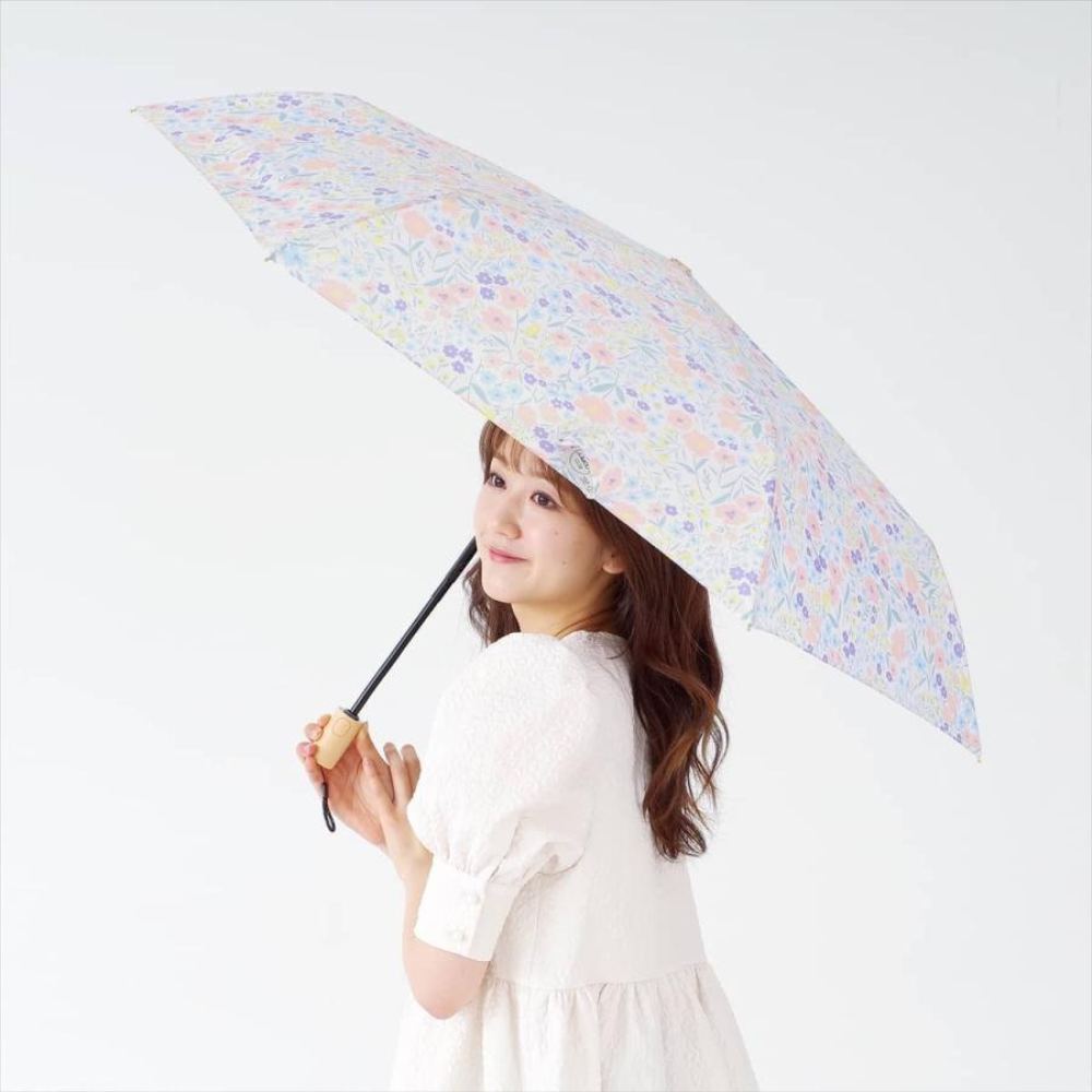 晴雨兼用 折りたたみ傘 58cm エコルーペット 17441OF 【直送品】 返品・キャンセル・他商品と同時購入は不可