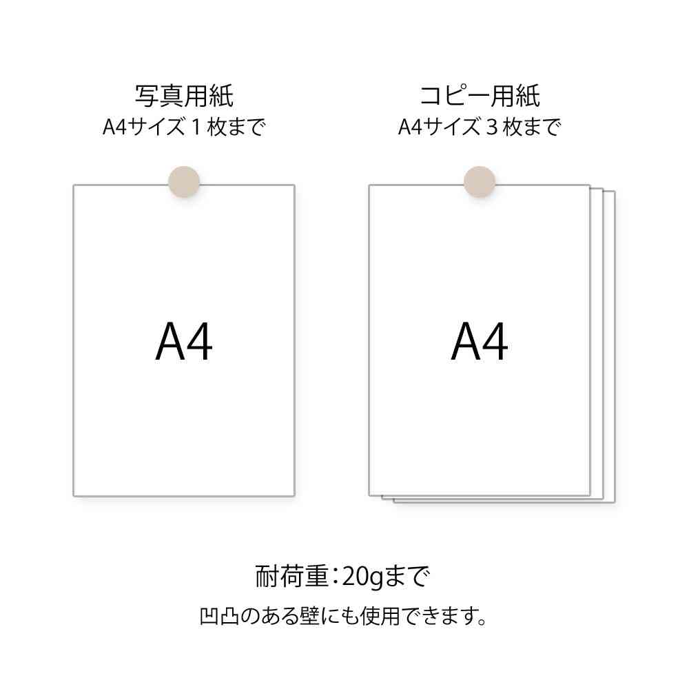 ミドリ ピクチャークリップ 木製 グレー 1パック