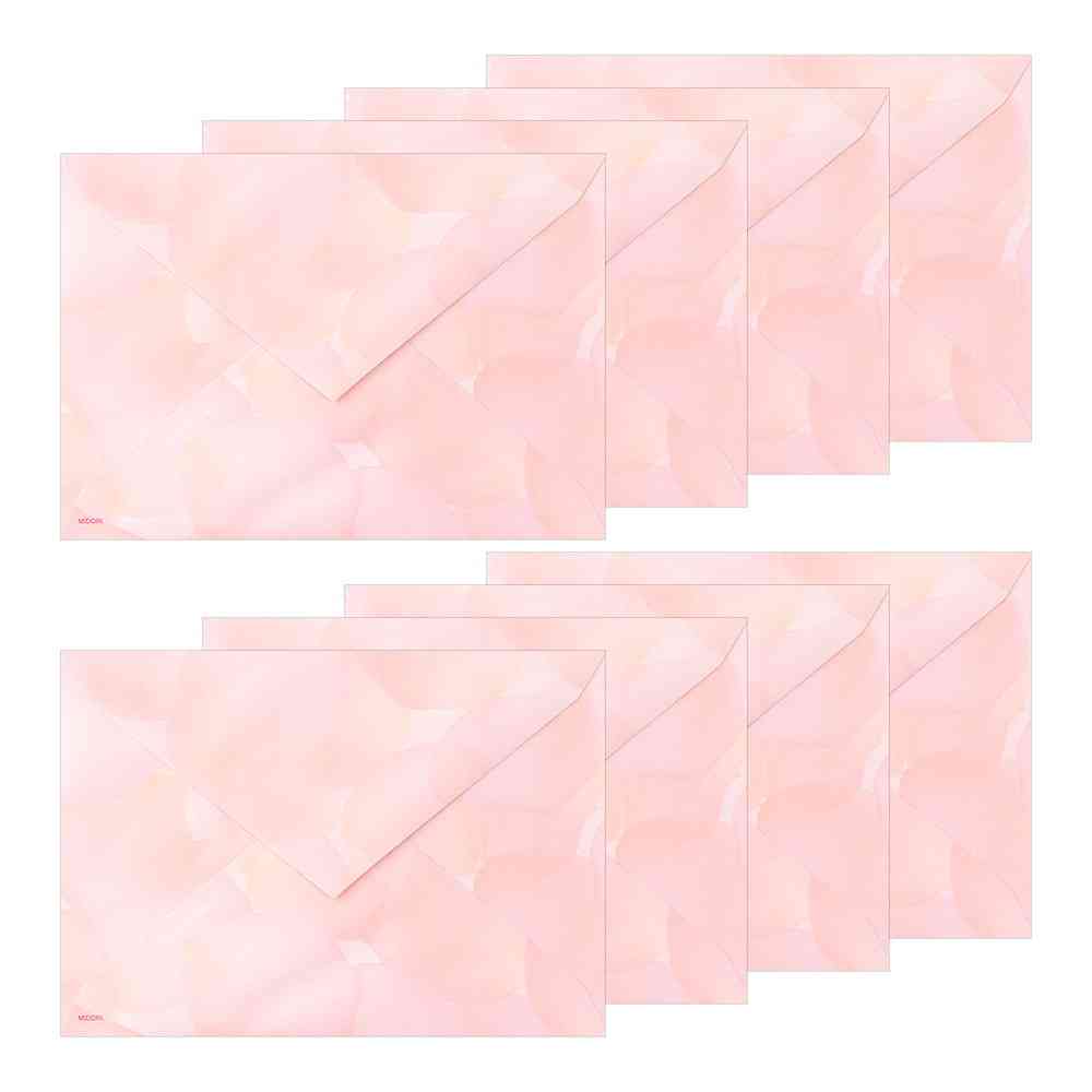 ミドリ レターセット134 花色ノキモチ 便箋/16枚入、封筒/8枚入、シール/1枚入