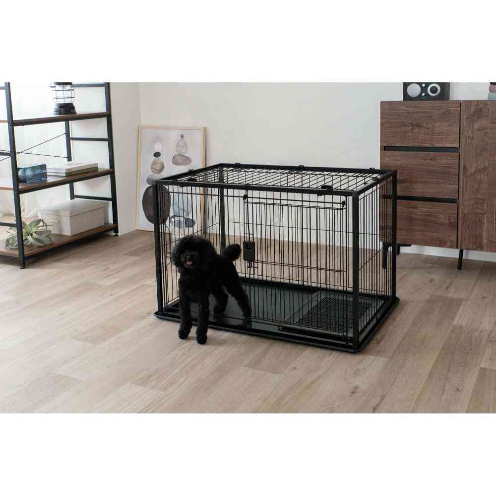 インテリアペットサークル 90-60屋根面 ブラック メーカー直送 ▼返品・キャンセル不可【他商品との同時購入不可】