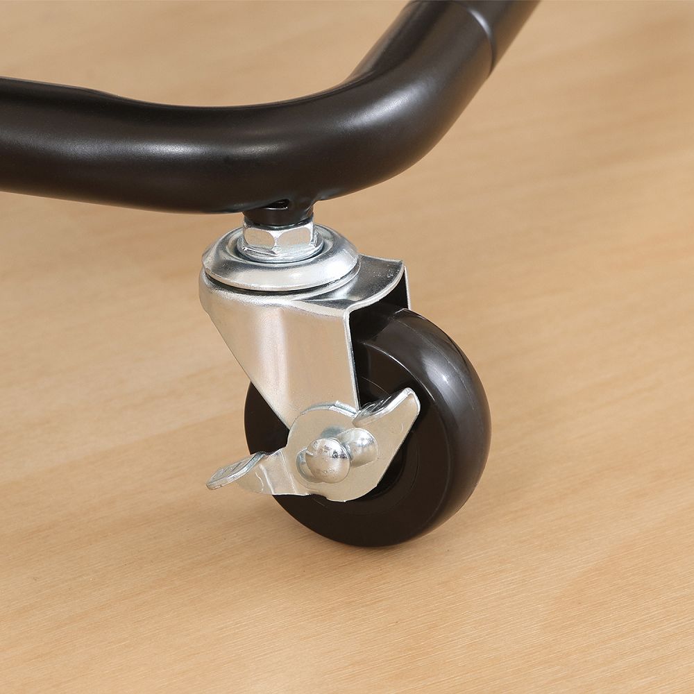 高さが調整できるワゴン マルシェ ブラック 45068 メーカー直送 ▼返品・キャンセル不可【他商品との同時購入不可】