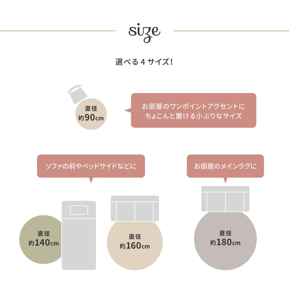 綿100%の編み込みラグ ブレイド BE/WH 140R メーカー直送 ▼返品・キャンセル不可【他商品との同時購入不可】