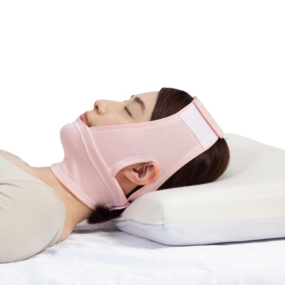 ソフラ あごバンデージII ベージュ M 007333 メーカー直送 ▼返品・キャンセル不可【他商品との同時購入不可】