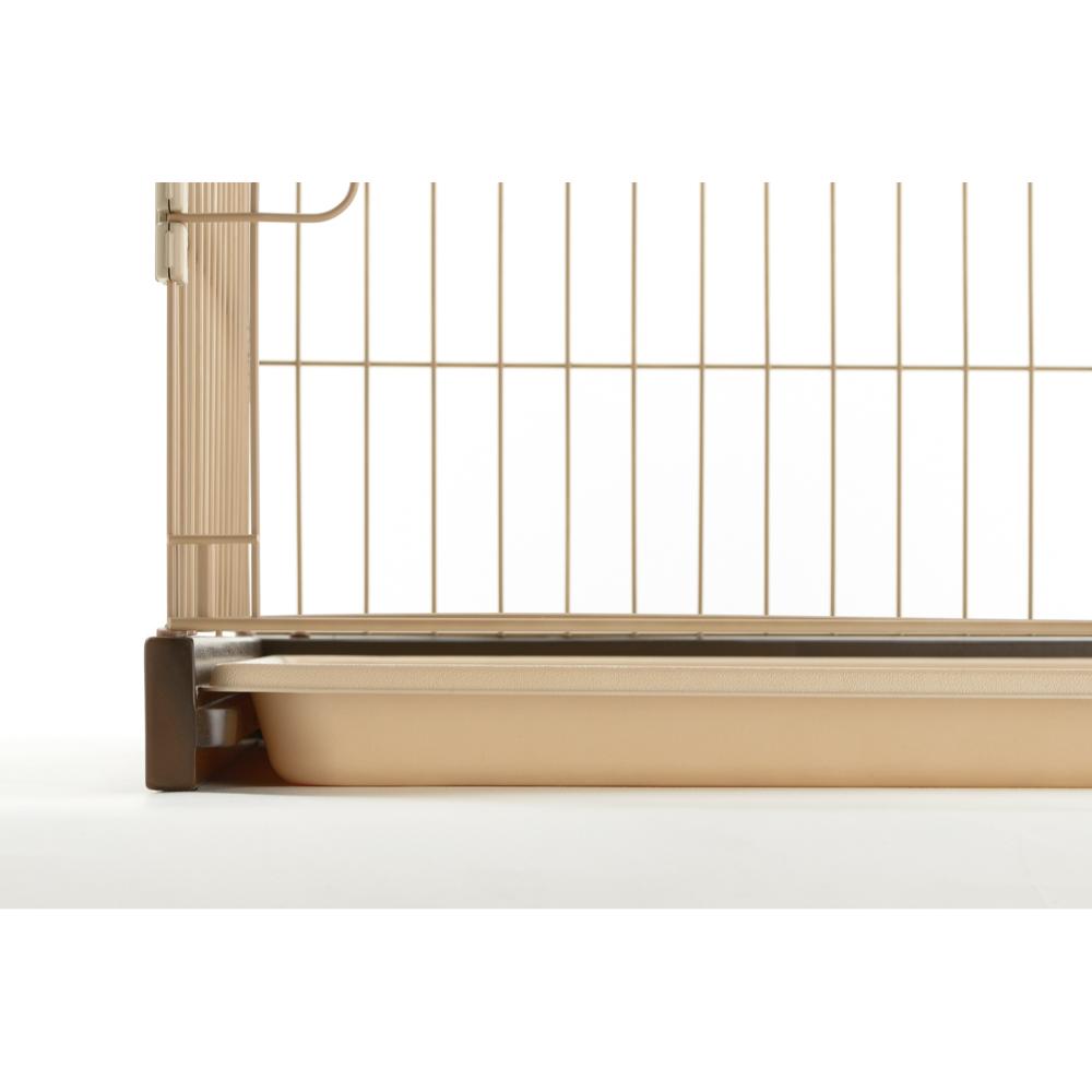 木製お掃除簡単ペットサークル 90-60 ダークブラウン メーカー直送▼返品・キャンセル不可【他商品との同時購入不可】