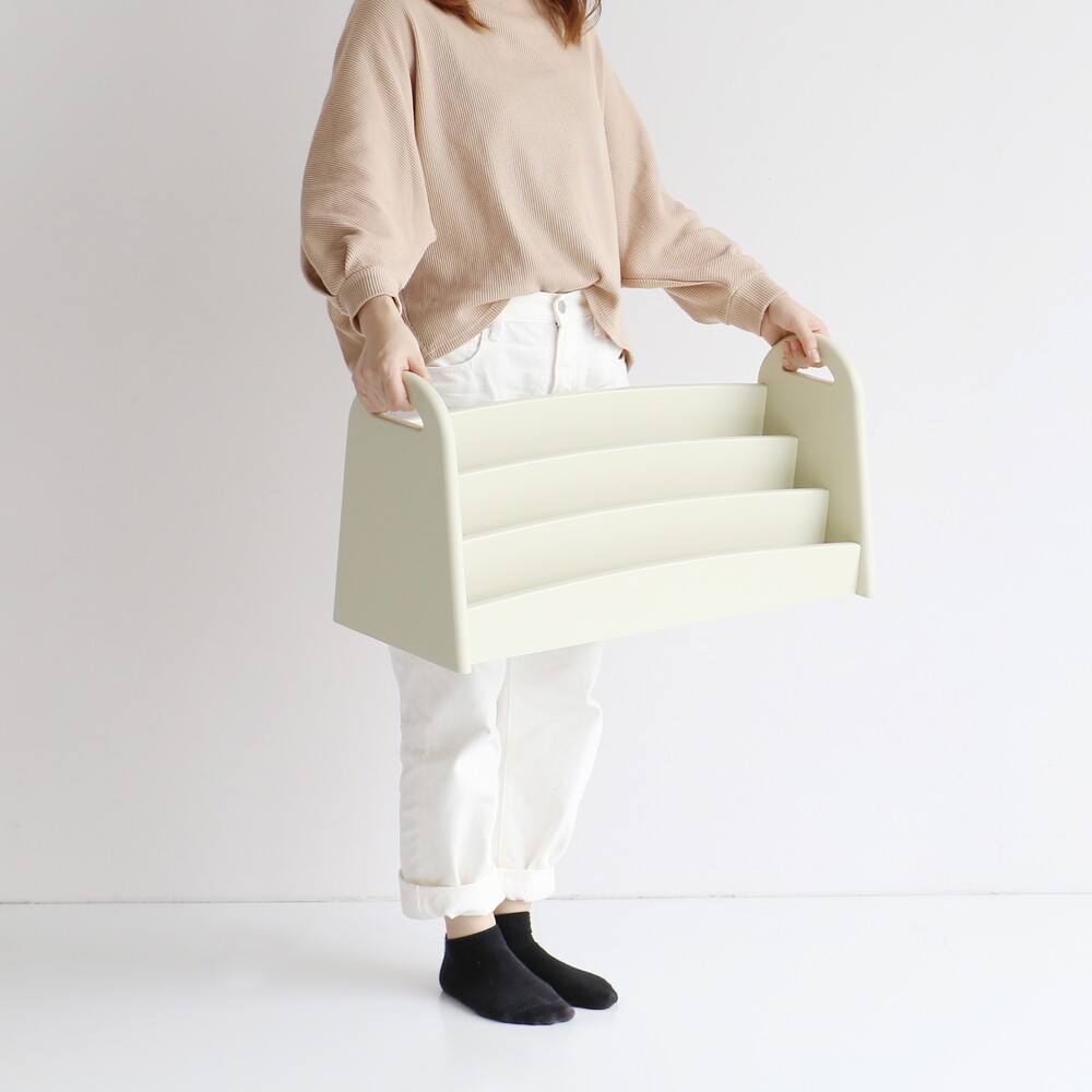 絵本棚 キッズピクチャーブックラック ILR-3684IV メーカー直送 ▼返品・キャンセル不可【他商品との同時購入不可】